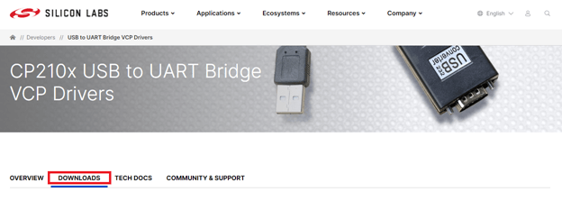 Download USB to UART Bridge VCP Drivers - Download