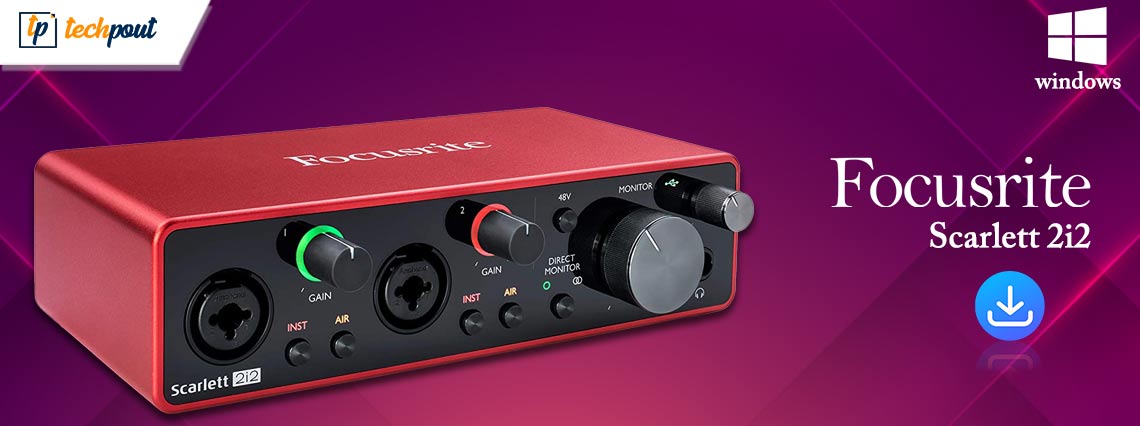 drivers focusrite scarlet solo