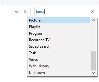 Type kind into the search box