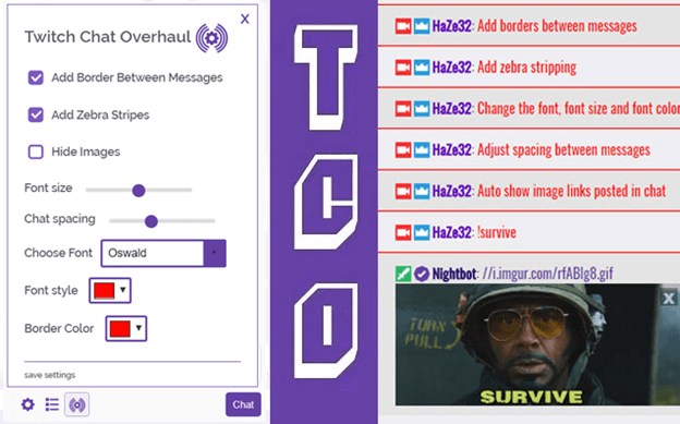 Twitch Chat Overhaul