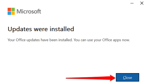 Close when Updates Installed