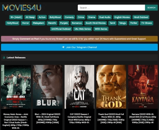 movies4u websites