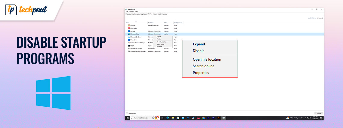 How to Disable Startup Programs on Windows 10, 11