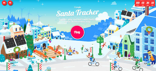 Memory Match by Santa Tracker