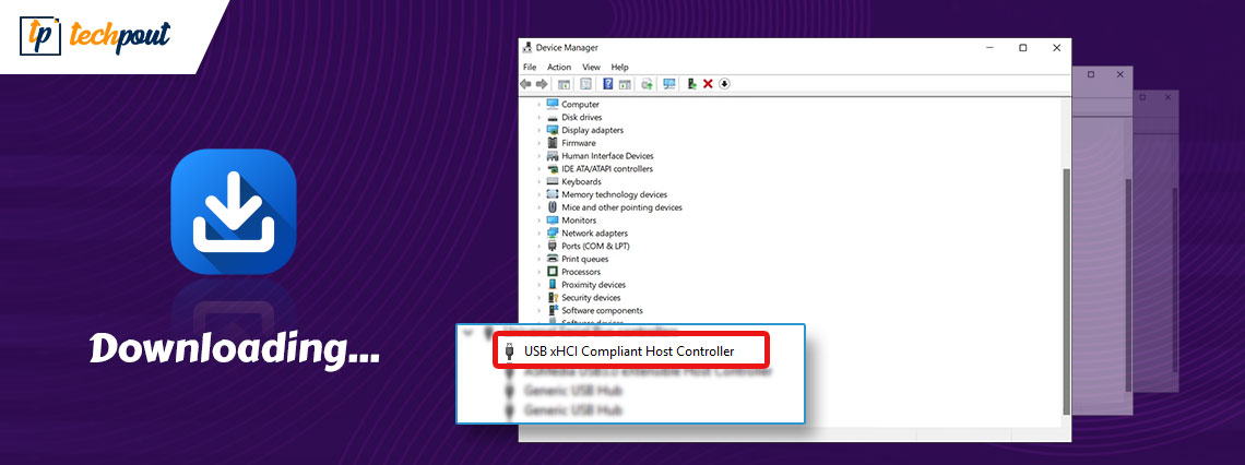 USB xHCI Compliant Host Controller Driver Download for Windows 10, 11