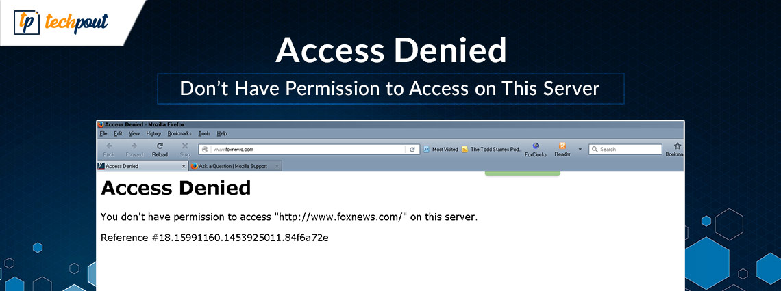 How to Fix You Don’t Have Permission to Access on This Server