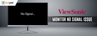How to Fix ViewSonic Monitor No Signal Issue