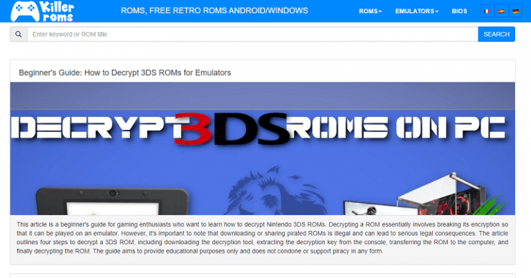 32 Best Safe ROM Sites To Download ROMs [2024] | TechPout