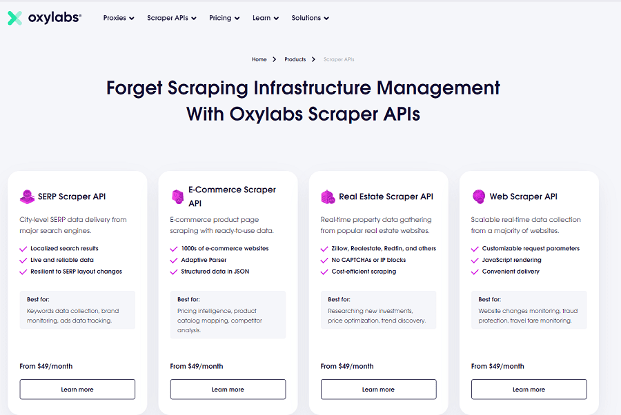 Scraper APIs