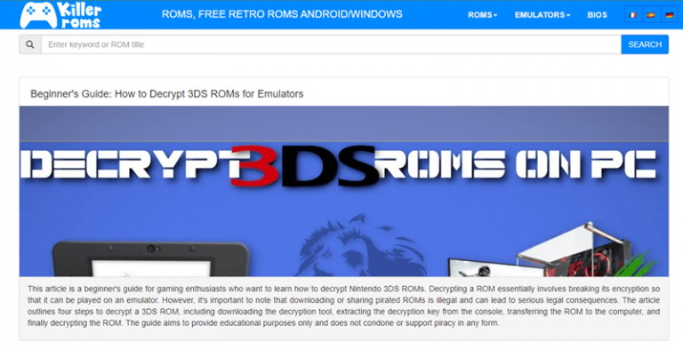 32 Best Safe ROM Sites To Download ROMs [2024] | TechPout