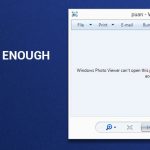 Photo Viewer Not Enough Memory Error