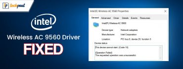 Intel Wireless AC 9560 Driver Not Working {FIXED}