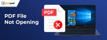 How To Fix PDF File Not Opening