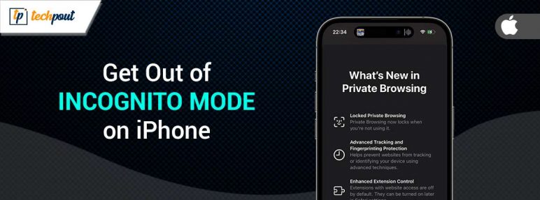 how to get my apple phone out of incognito mode