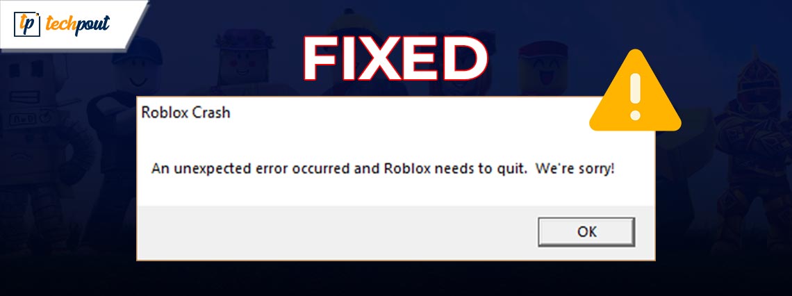 Roblox keeps crashing on Windows PC
