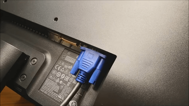 Check the cable connection of Acer Monitor