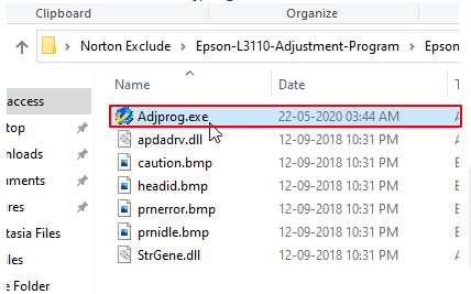 Epson L3110 Adjustment Program - Adjprog software