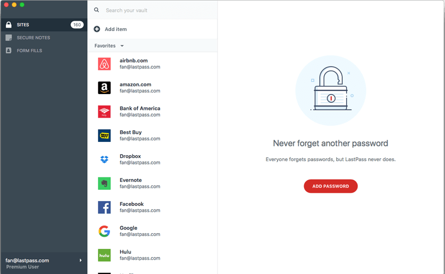 LastPass- Best Password Manager for Mac