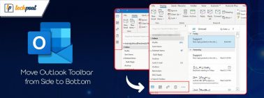 How to Move Outlook Toolbar from Side to Bottom