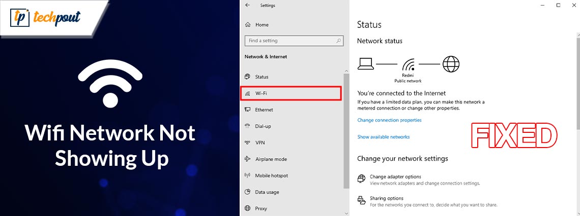 How to Fix Wifi Network Not Showing Up on Windows 10, 11 PC