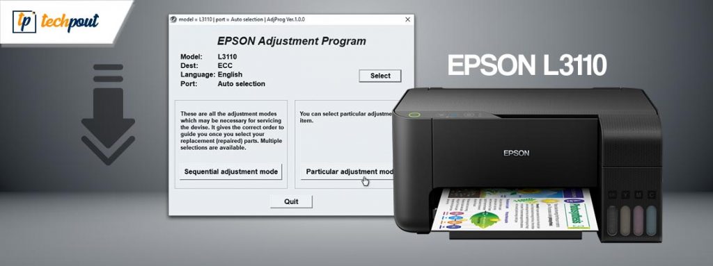 Epson L3110 Resetter Free Download 100 Working 4892