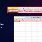 Fix Retrieving Data. Wait a Few Seconds and Try to Cut or Copy Again