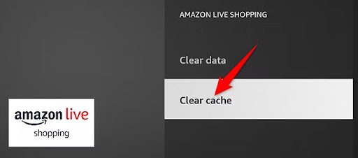 Amazon Firestick - Clear Cache or Clear Data from the menu that appears