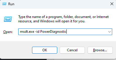 Perform power troubleshooting to restore missing power plans on Windows