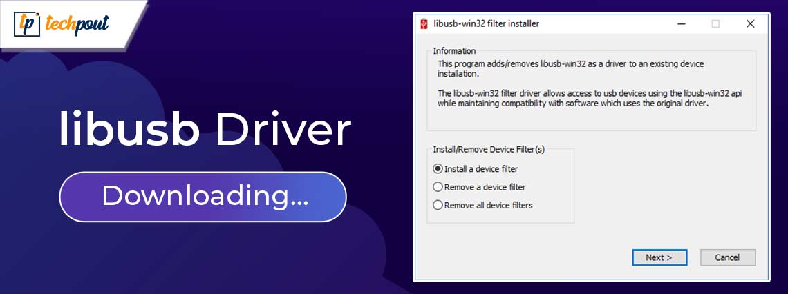 libusb driver download and update for windows 10, 11