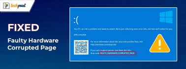 How To Fix Faulty Hardware Corrupted Page Windows 10, 11