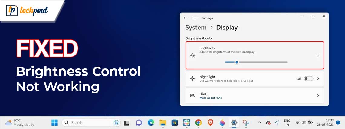 How To Fix Brightness Control Not Working on Windows 10