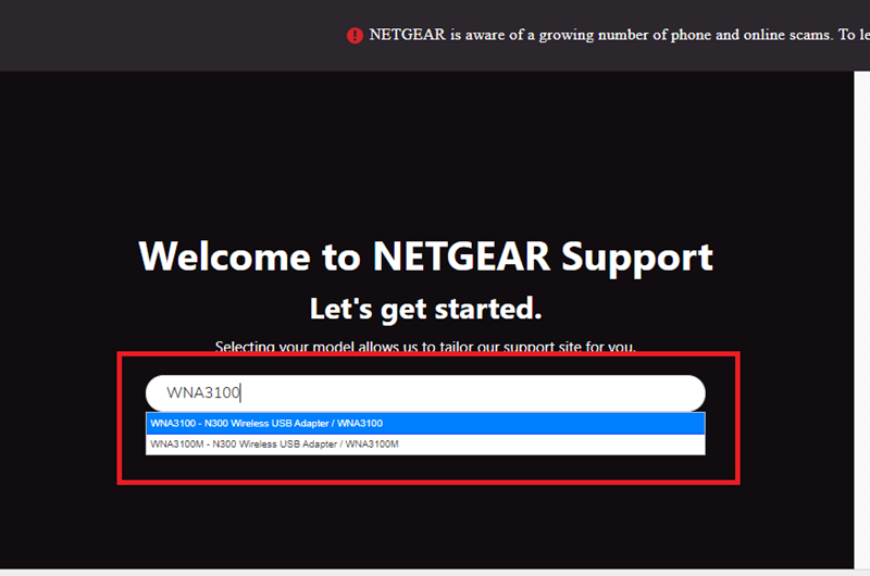 Netgear official- search for your product