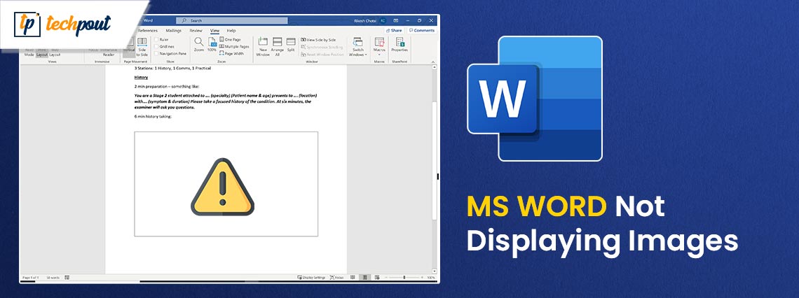 How to Fix MS Word Not Displaying Images
