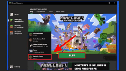 Play the game to update Minecraft automatically