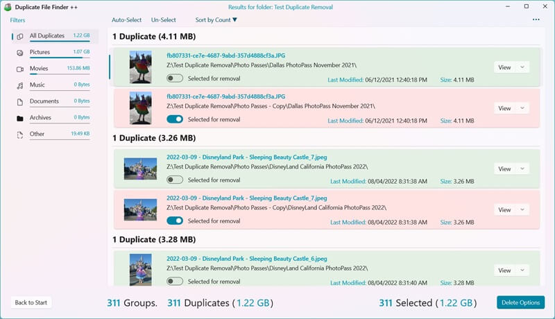 DuckHead Duplicate File Finder