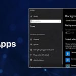 Background Apps Grayed Out on Windows