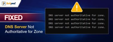 How to Fix DNS Server Not Authoritative for Zone