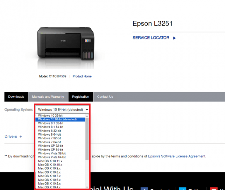 Epson L3251 Driver Printer And Scanner Download For Windows 1473