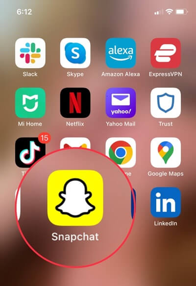 open Snapchat