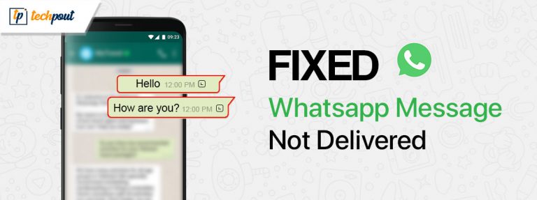 How To Fix Whatsapp Message Not Delivered | TechPout