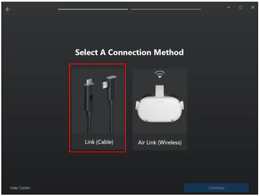 your headset and then select Air Link (Wireless)