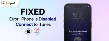 How to Fix iPhone is Disabled Connect to iTunes Error
