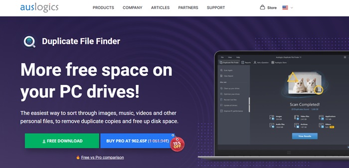 Auslogics Duplicate File Finder