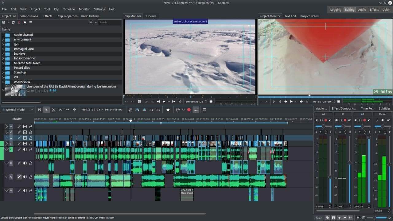 Video Editor from Kdenlive