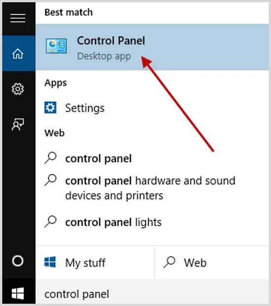 Control Panel