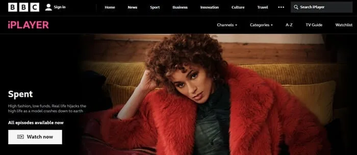 iPlayer from the BBC