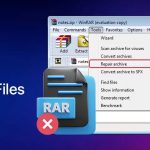 How to Fix Damaged RAR Files