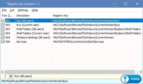 Registry-Key-Jumper