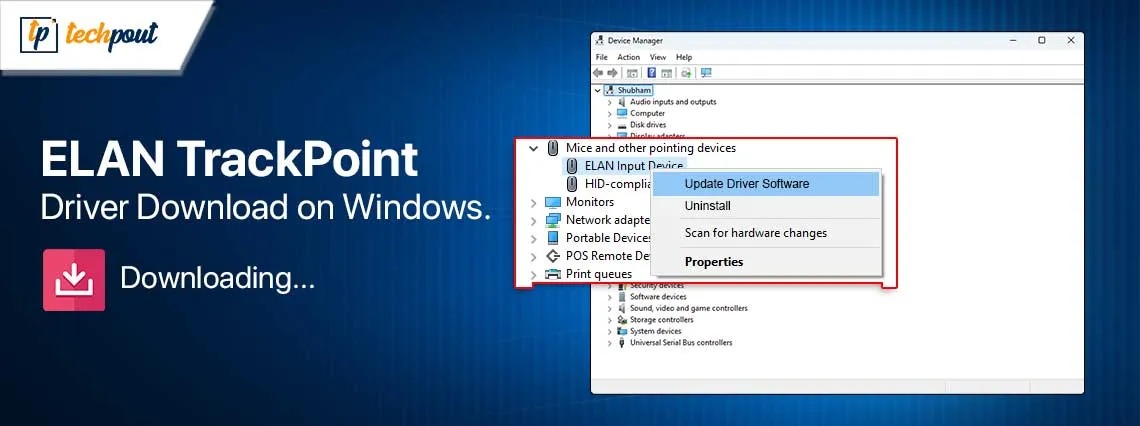 ELAN-TrackPoint-Driver-Download,-Update-&-Install-on-Windows