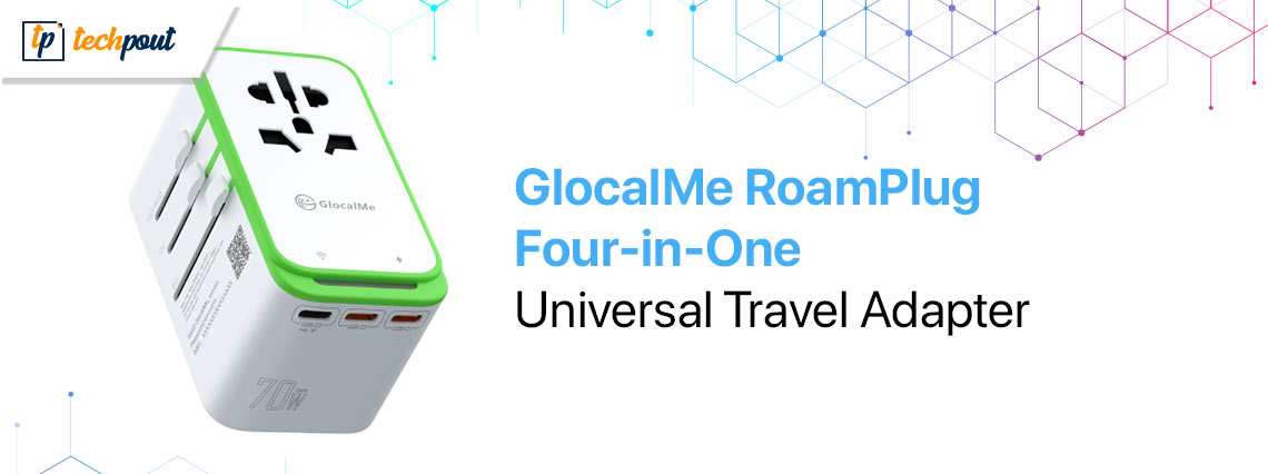 GlocalMe RoamPlug Four-in-One Universal Travel Adapter